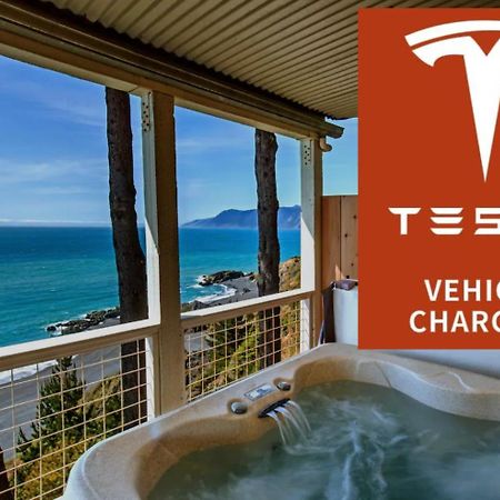 Amazing Oceanview 2 Bedroom Oceanfront! By Oceanviewhottubs Shelter Cove, Ca Tesla Ev Station Экстерьер фото